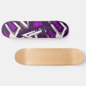 Grunge Skateboard Abstrait (Horz)