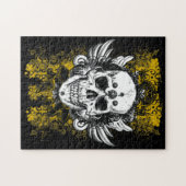 Grunge Skull Legpuzzel (Horizontaal)