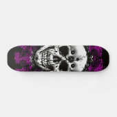 Grunge Skull Skateboard (Horizontaal)