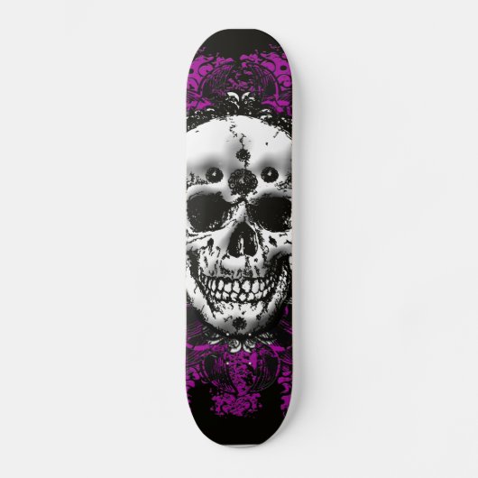 Grunge Skull Skateboard (Voorkant)