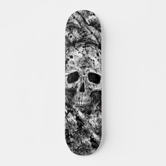 Grunge Skull Skateboard (Devant)