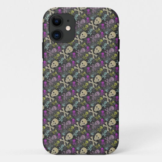 Grunge Skulls iPhone 5 hoesje/cover Case-Mate iPhone Case (Achterkant)