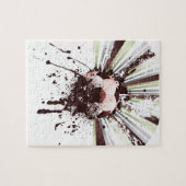 Grunge Soccer Legpuzzel (Horizontaal)