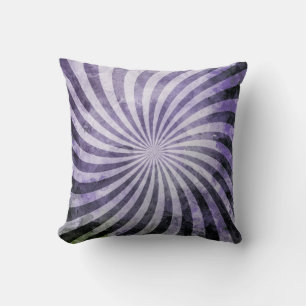 Grunge Spiral Burst Kussen