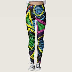 Grunge sportpatroon, ontwerp voor kinderen. leggings
