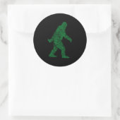 Grunge Squatchin Ronde Sticker (Tas)
