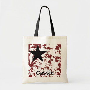 Grunge Star terug naar schooltas Tote Bag