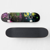 Grunge Stars Multicolored Skateboard (Horizontaal)