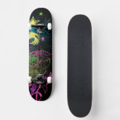 Grunge Stars Multicolored Skateboard (Voorkant)