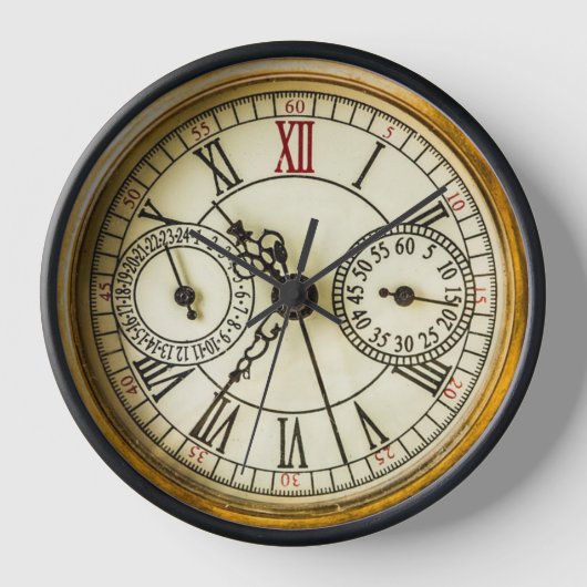  Grunge steampunk Antiek Horloge (Voorkant)