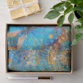 Grunge Steampunk Butterfly Abstract Design Tissuepapier (Geschenk)