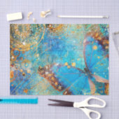 Grunge Steampunk Butterfly Abstract Design Tissuepapier (Craft)