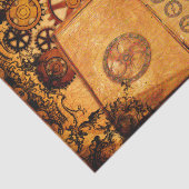 Grunge Steampunk Gears Tissuepapier (Detail)