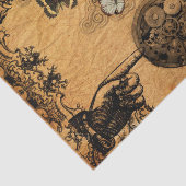 Grunge Steampunk Victoriaans Butterfly Tissuepapier (Detail)