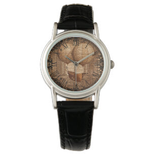 Grunge Steampunk Victoriaans vliegveld Horloge