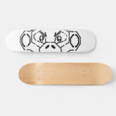 Grunge Stencil Monkey Board Skateboard (Horizontaal)