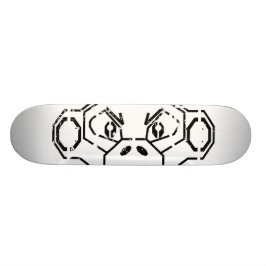 Grunge Stencil Monkey Board Skateboard