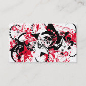 Grunge sterren visitekaartje (Achterkant)