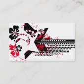 Grunge sterren visitekaartje (Achterkant)