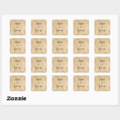 Grunge Stickers Papier Brown (Feuille)