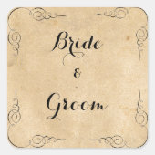 Grunge Stickers Papier Brown (Devant)