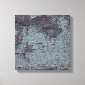 Grunge stijl getextureerde rock schilderij canvas afdruk (Voorkant)