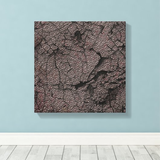 Grunge Stijl Moderne Kunst Getextureerde Abstract Canvas Afdruk (Insitu (Houten vloer))