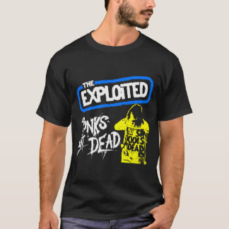 Grunge stijl van punkrockband t-shirt