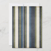 Grunge Stripes Bar Mitzvah Invitation (Dos)