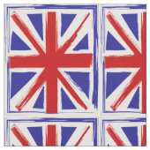 Grunge Style Britse Union Jack Flag Stof (Close Up)