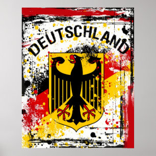 Grunge Style Deutschland - Poster Duitsland