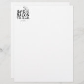 Grunge Style heeft Bacon op reis (Voorkant / Achterkant)