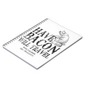 Grunge Style heeft Bacon op reis Notitieboek (Linkerzijde)
