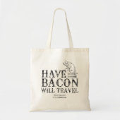 Grunge Style heeft Bacon op reis Tote Bag (Voorkant)