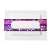 Grunge Style Music Banner 3 Uitnodigingen Wikkel (Voorkant Voorbeeld)