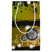 Grunge Style Music Banner Klein Cadeauzakje (Voorkant)