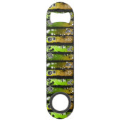 Grunge Style Music Banner Speed Flessenopener (Achterkant)