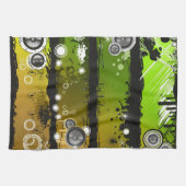 Grunge Style Music Banner Theedoek (Horizontaal)