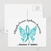 Grunge Tattoo Butterfly 6.1 PCOS Briefkaart (Voorkant / Achterkant)