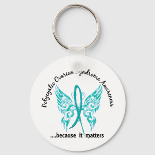 Grunge Tattoo Butterfly 6.1 PCOS Sleutelhanger