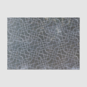 Grunge Texture Decorative Weathered Silver Grey Tissuepapier