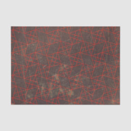 Grunge Texture Elegant Classy Weathered Red Gray Tissuepapier