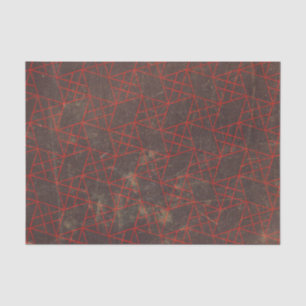 Grunge Texture Elegant Classy Weathered Red Gray Tissuepapier