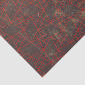 Grunge Texture Elegant Classy Weathered Red Gray Tissuepapier (Detail)