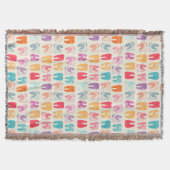 Grunge Tooth Pattern Deken (Voorkant)