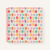 Grunge Tooth Pattern Notitieboek (Voorkant)