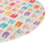 Grunge Tooth Pattern Snijplank (Hoek)