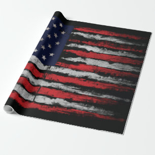Grunge U.S.A vlag Cadeaupapier