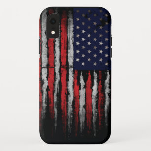 Grunge U.S.A vlag iPhone XR Hoesje