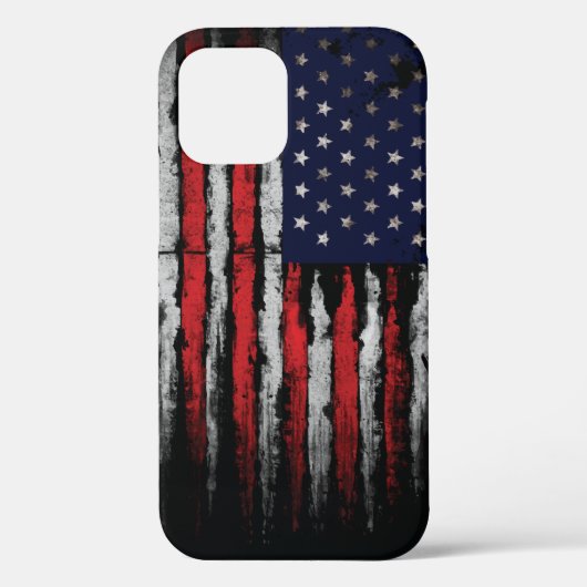 Grunge U.S.A vlag Case-Mate iPhone Case (Achterkant)